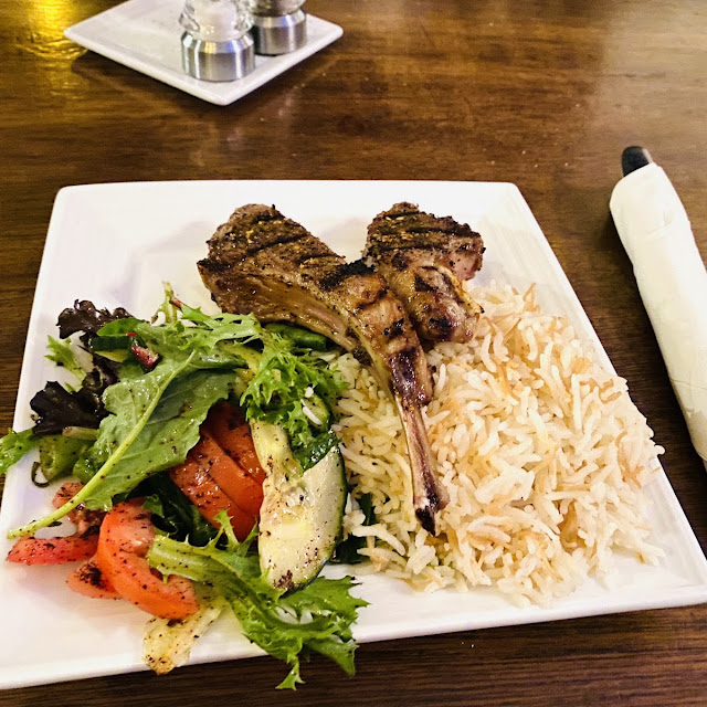Grilled lamb